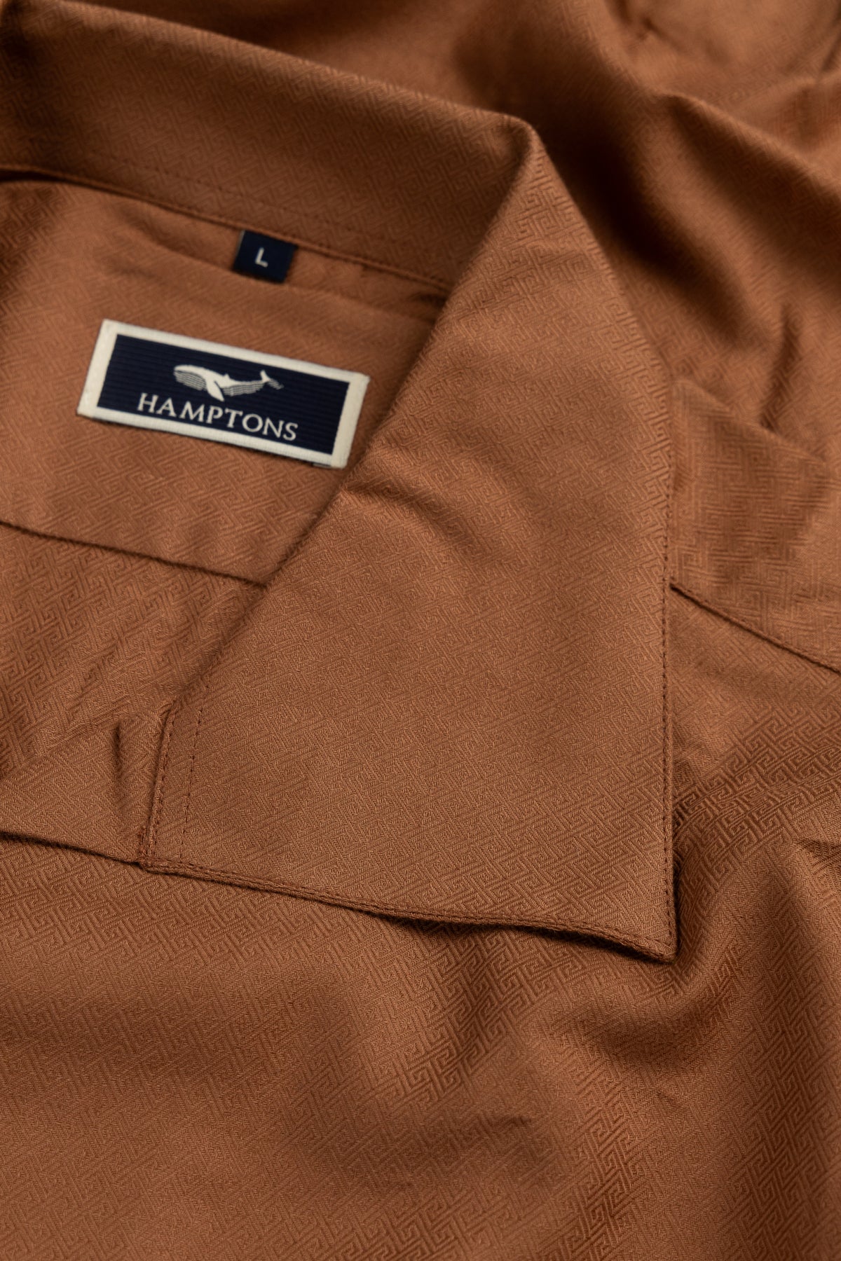The Dark Brown Cotton- Button Down Spread Collar Shirt