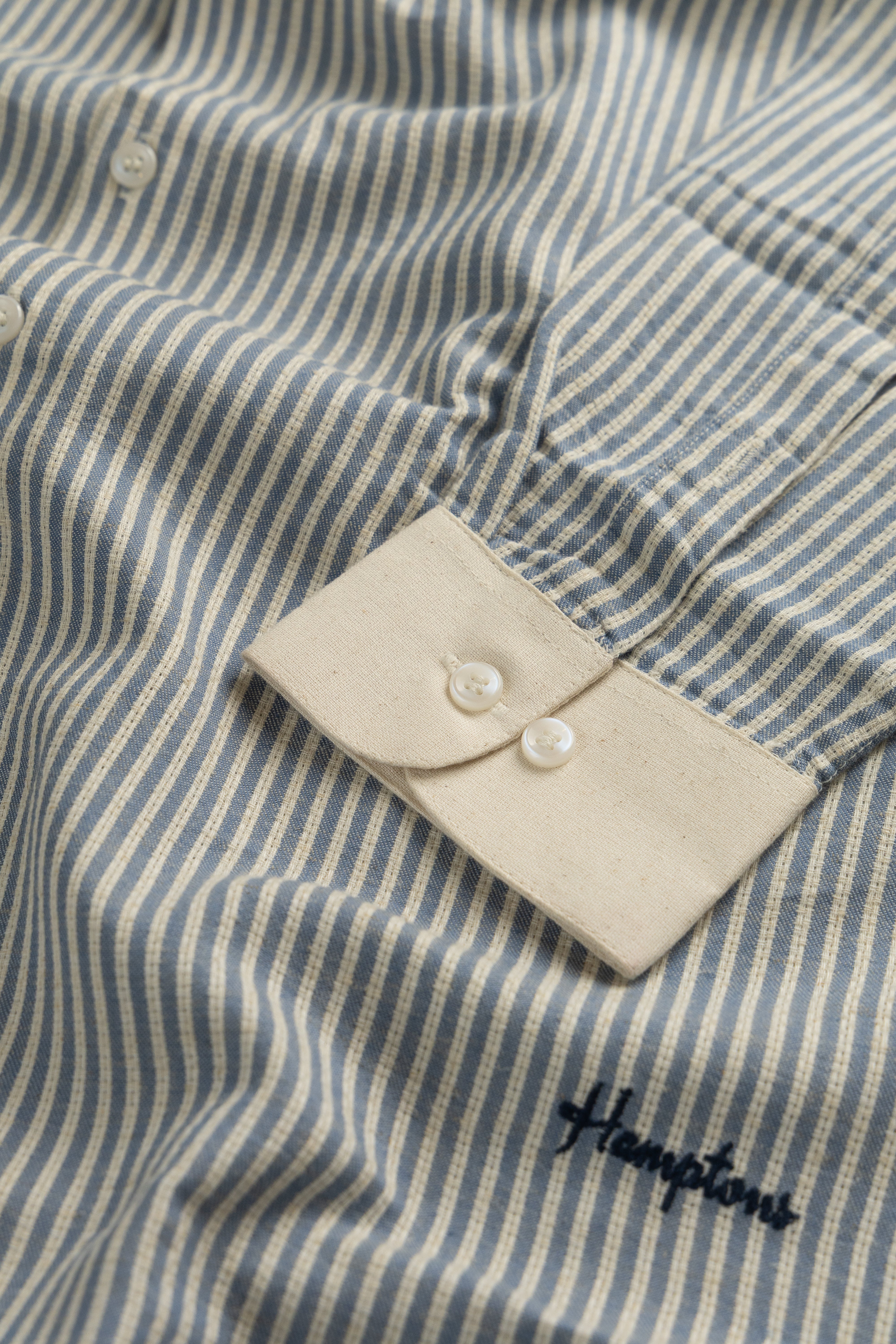 Regatta Stripe Oxford- Contrast Collar Shirt