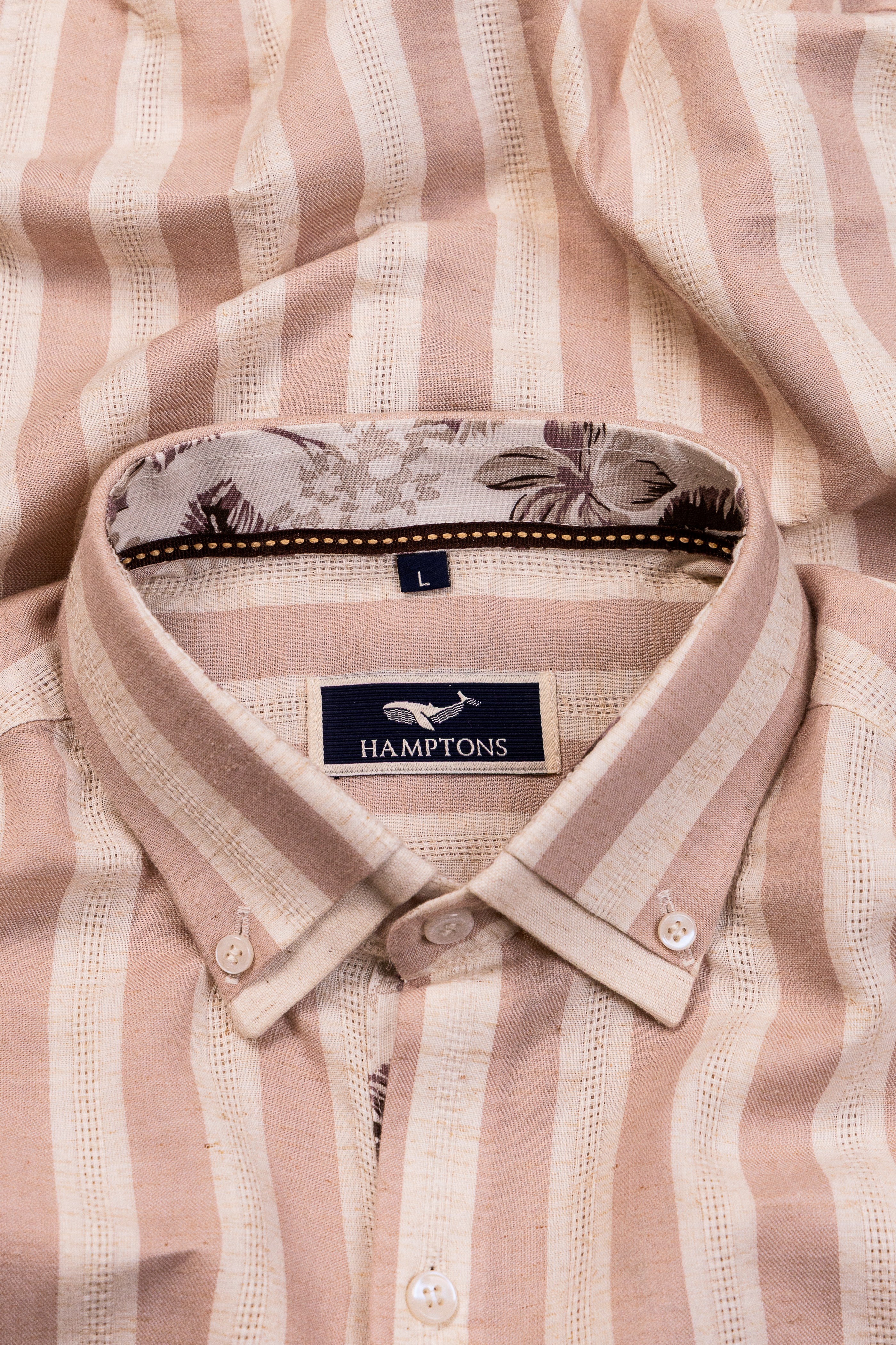 Cabana Stripe- Printed Button Placket Shirt