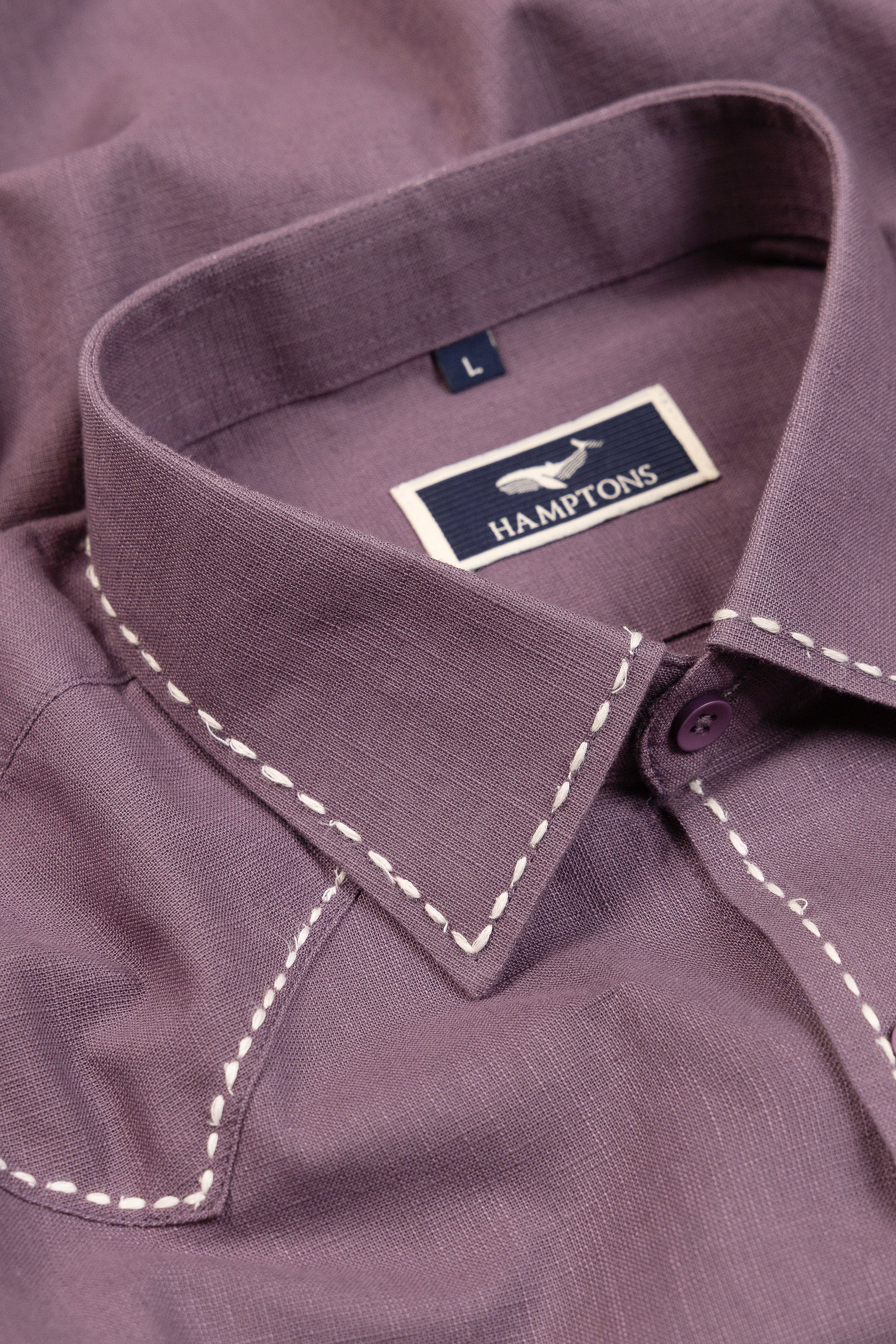 Heritage Stitch Cotton– Spread Collar And Bouble Pocket Shirt