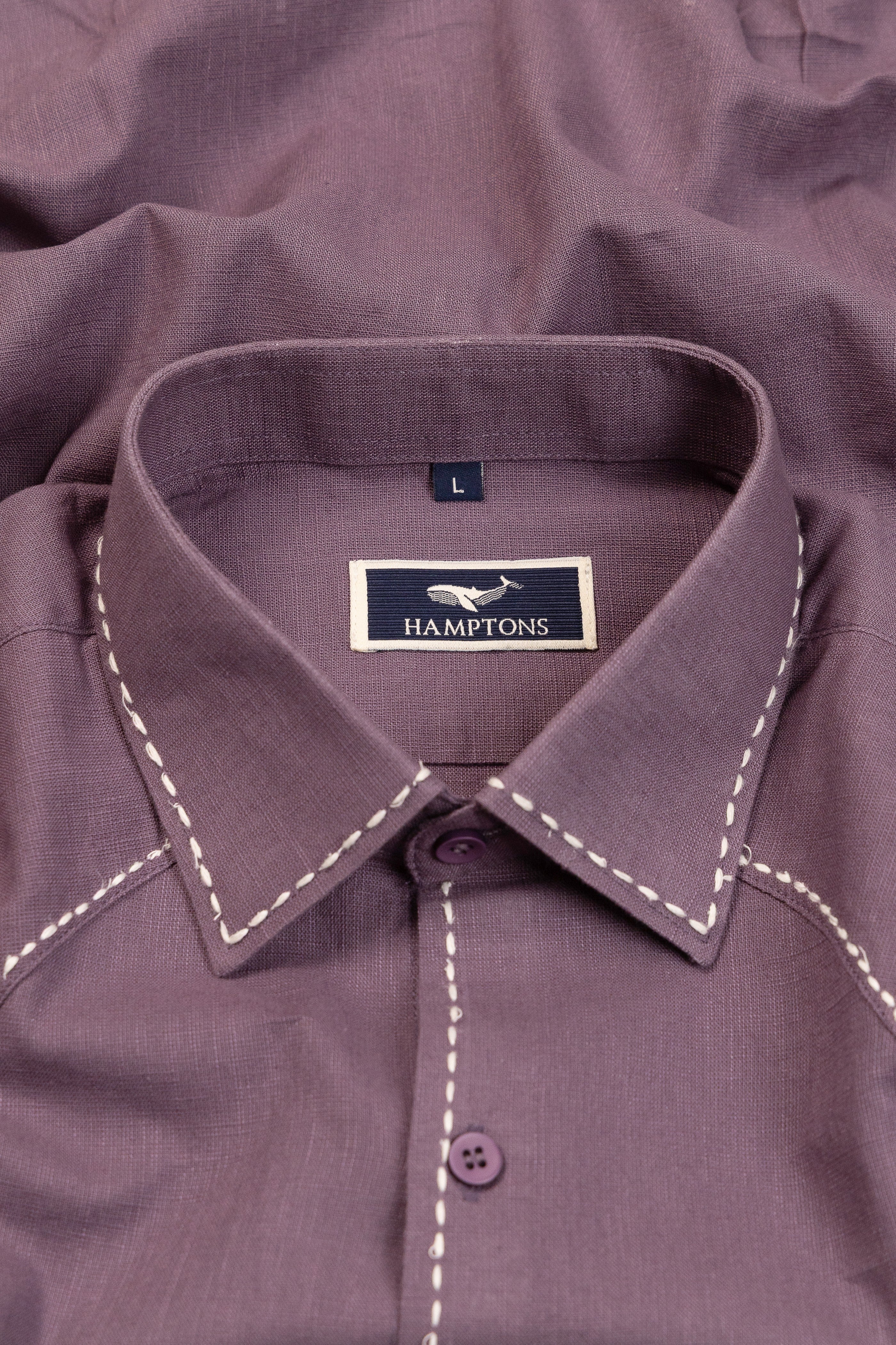 Heritage Stitch Cotton– Spread Collar And Bouble Pocket Shirt