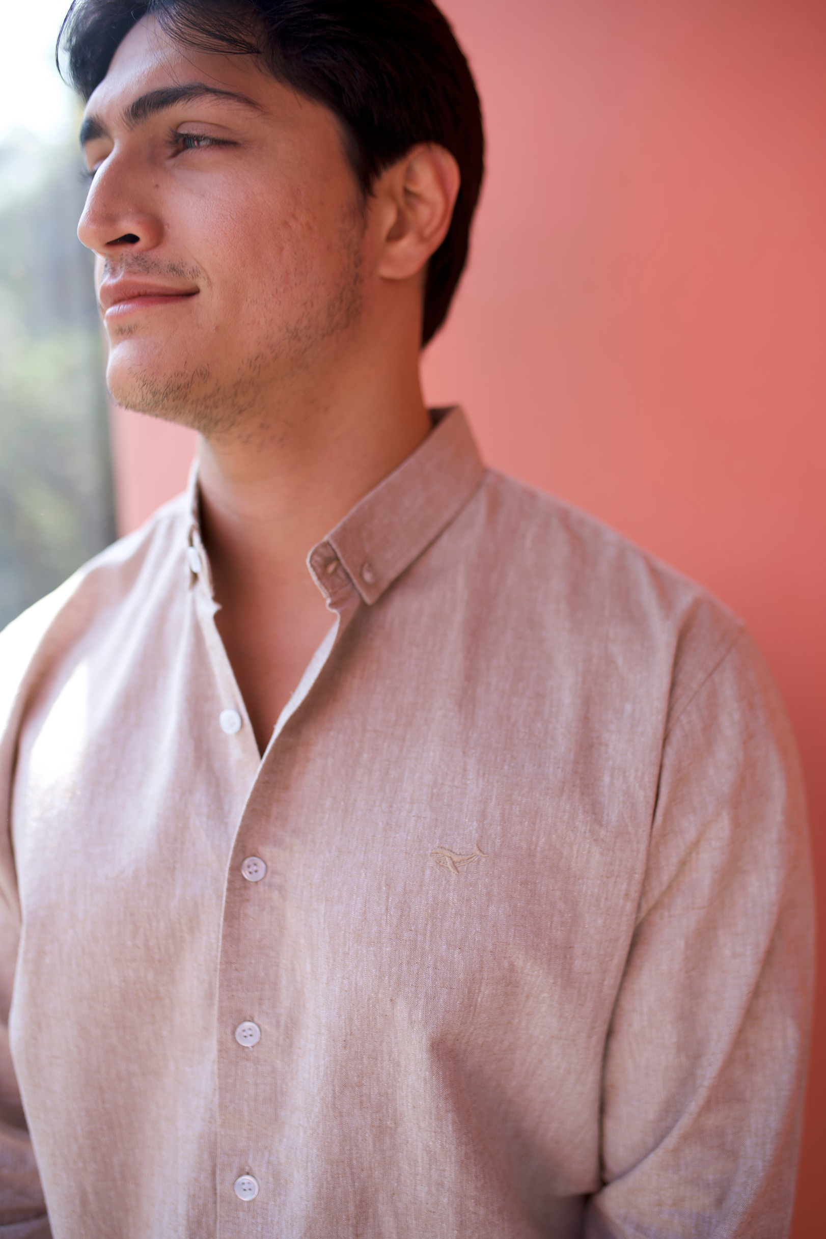 Tulum Brown Linen Shirt