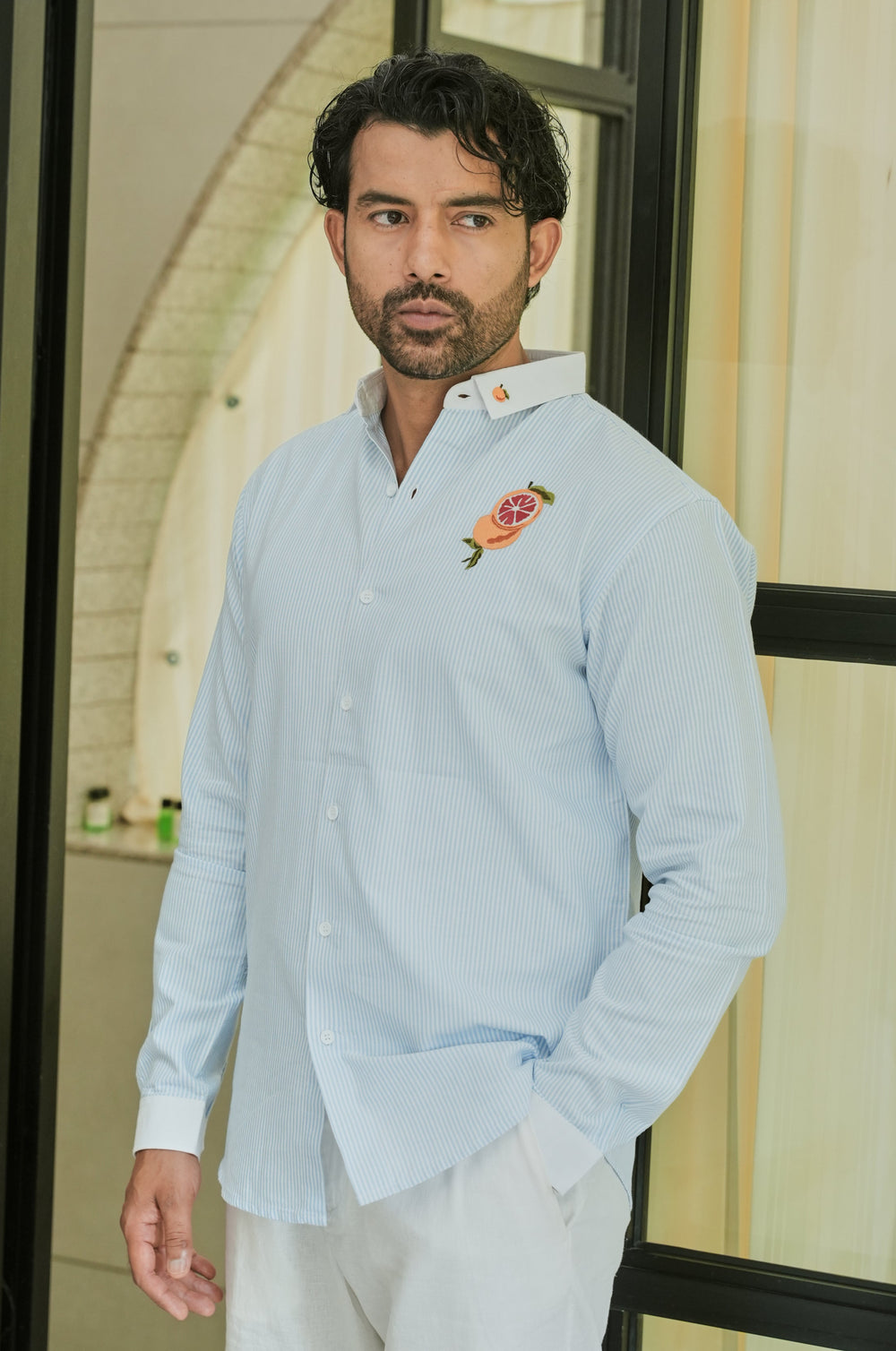 Shirt Blooming Stripe