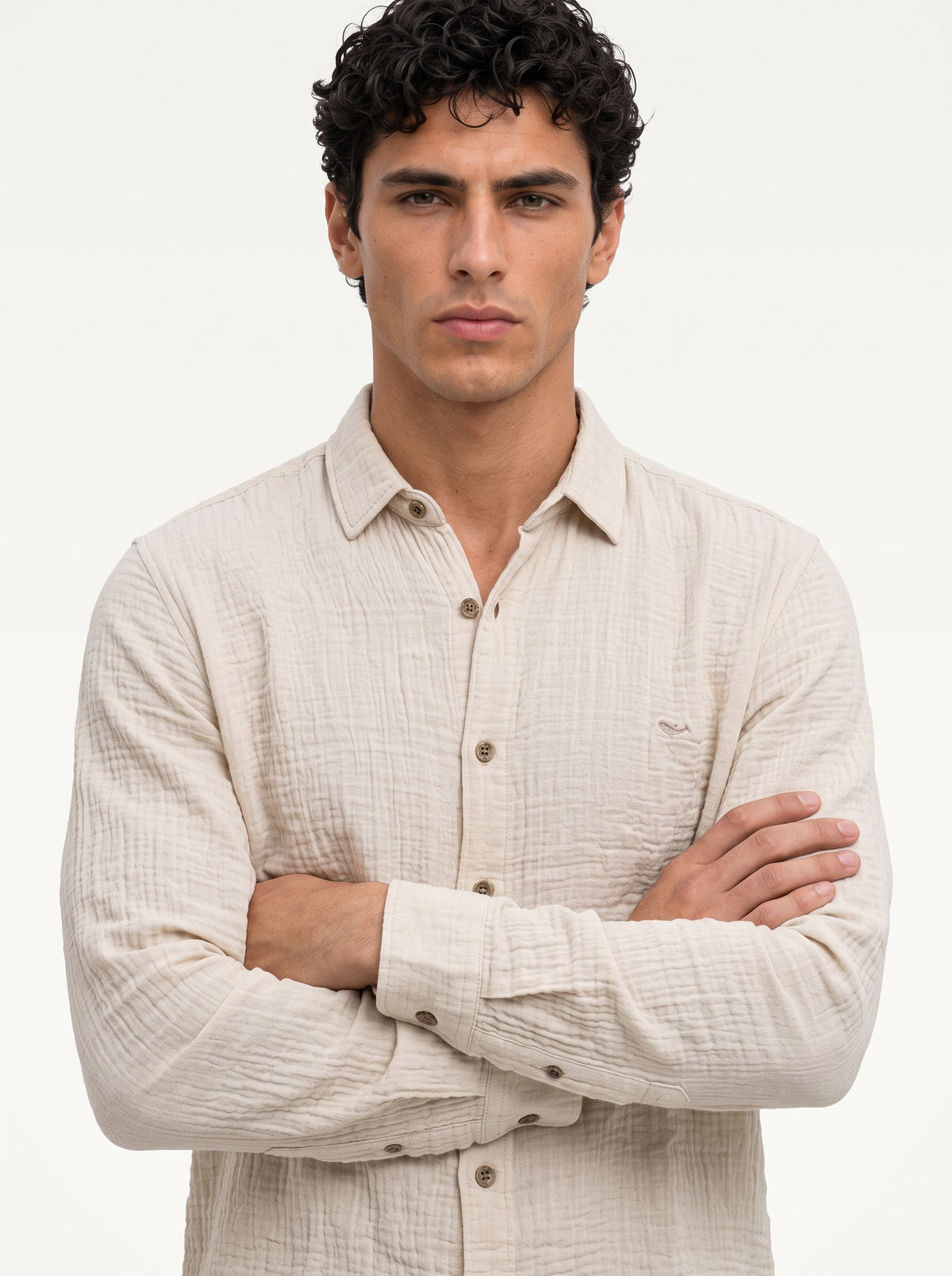 Ajmer Sandstone Double Cloth 100% Cotton Shirt